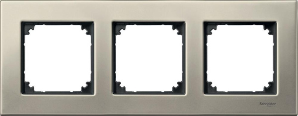 Купить SE Merten SM M-Elegance Титан Рамка 3-ая MTN403305