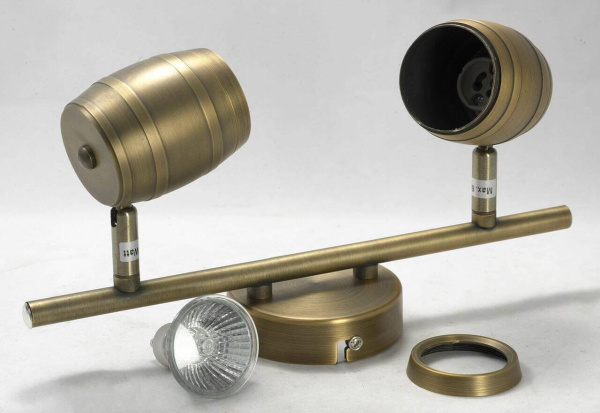 Купить Lussole LGO Металл Бронзовый /  Металл Светильник настенный GU10 50W LSP-9567