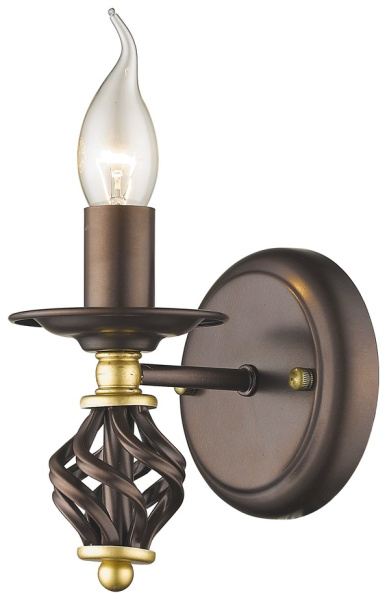 Velante 536-721-01, Светильник настенный E14,1x60W