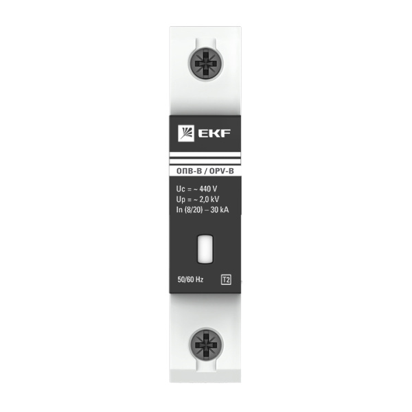 Купить EKF PROxima Ограничитель импульсных напряжений ОПВ-B/1P In 30кА 400В с сигн.