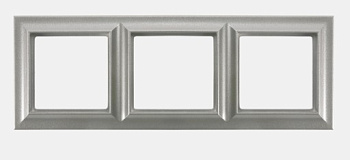 JUNG EcoProfi Standart Алюминий Рамка 3-ая EPS483AL