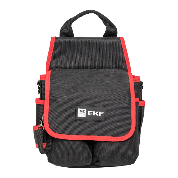 Купить Сумка монтажника поясная с крышкой и ремнем С-14 EKF Professional