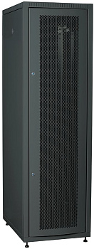 IEK LINEA E ITK Шкаф LINEA E 42U 600х800мм двери 2шт перф. и метал. чер. LE05-42U68-PM