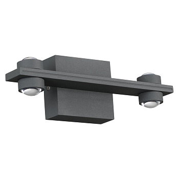 Novotech 358571 STREET NT21 000 темно-серый Ландшафтный настенный светильник IP54 LED 4000K 8W 85-265V CALLE