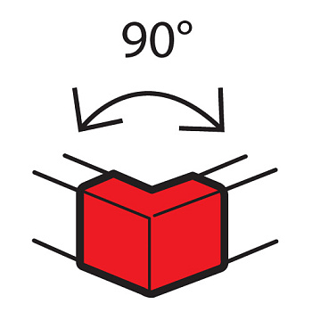 Legrand Metra Угол внешний неизменяемый 100х50 мм 638012