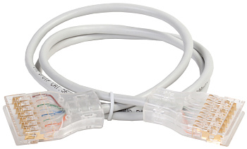 IEK ITK Патч-корд 110-110 4 пары, кат.5Е, 2м, серый PC01-110-4P2M