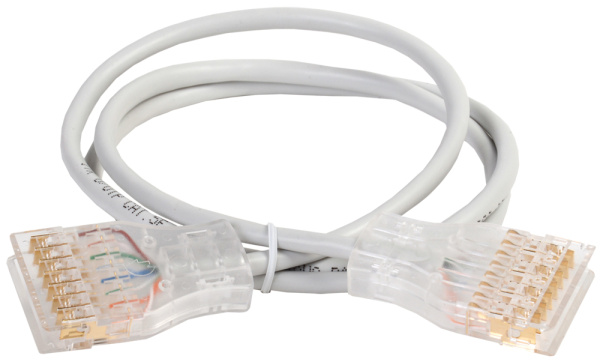 IEK ITK Патч-корд 110-110 4 пары, кат.5Е, 2м, серый PC01-110-4P2M