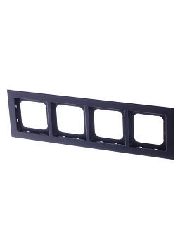 ABB Axcent металл/матовый черный Рамка 4-постовая 2CKA001754A4711