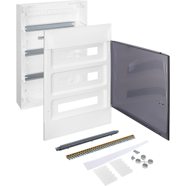 Купить Legrand Practibox S Пластиковый щиток Навесной 3X18 Дымчатая дверь 137618