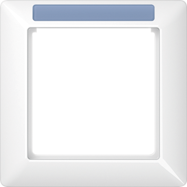 JUNG Рамка 1-кратная для вертикальной и горизонтальной установки термопласт, белая AS581BFINAWW