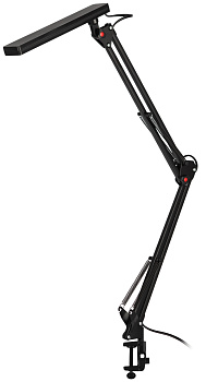 ЭРА Настольный светильник ЭРА NLED-507-8W-BK светодиодный на струбцине чёрный