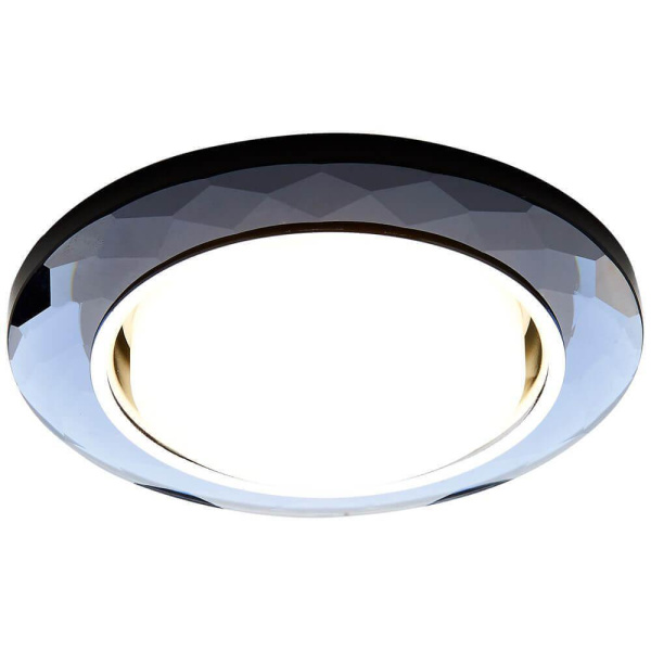 Ambrella Встраиваемый точечный светильник G8077 BK хром/тонированный GX53