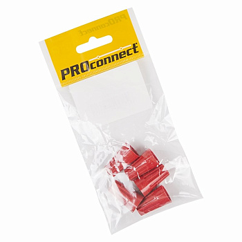 PROconnect Соединительный изолирующий зажим "СИЗ-5", 4,0-13,5 мм², красный, 5 шт. 07-5215-5-9