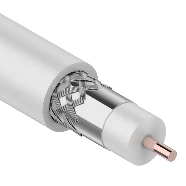 Кабель RG-11U (75 Ом) 305м белый Rexant 01-3001