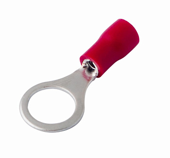 Наконечник кольцевой изолированный ø8.4мм 0.5-1.5мм² (НКи 1.5-8 / НКи 1,25-8) красный Rexant 08-0016