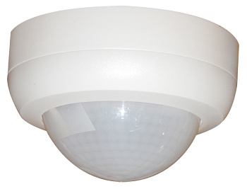 BEG Белый Датчик движения коридорный 360°, диаметр действия 40х24м., накладной монтаж, IP44 92270