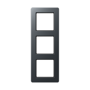 JUNG A Flow Матовый антрацит Рамка 3-ая для вертикальной и горизонтальной установки AF583BFANM