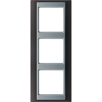 JUNG А Plus Антрацит/Алюминий Рамка 3-ая AP583ANTAL