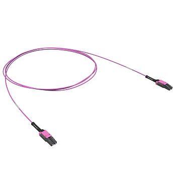 DKC Патчкорд 2ОВ 50/125 OM4, LC Duplex Uniboot/LC Duplex Uniboot, 1м(предустановленная конфигурация: тип полярности - прямая А/B - B/A)