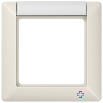 JUNG Рамка 1-кратная, слоновая кость ABAS581NNA