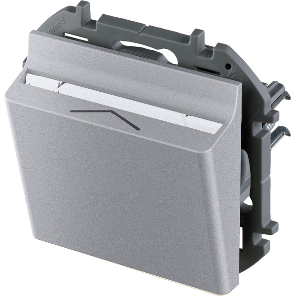 Купить Legrand INSPIRIA Алюминий Выключатель для гостиничных номеров 673802