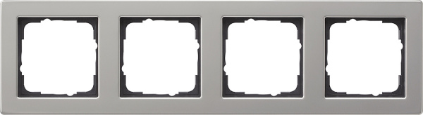 Gira E2 Cталь Рамка 4-ая 021433
