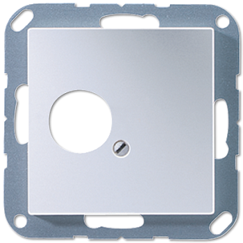 JUNG Крышка для 2-х гнезд алюминий A562AL