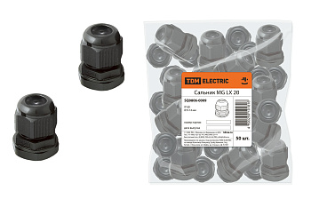 TDM Сальник MG LX 20 диаметр проводника 9-14мм IP68 SQ0806-0009