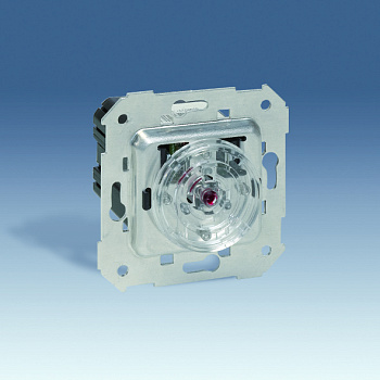 Simon 75 Мех Выключатель вспомогательный с голубой подсветкой, нажимной, S82,82N,88 75306-69