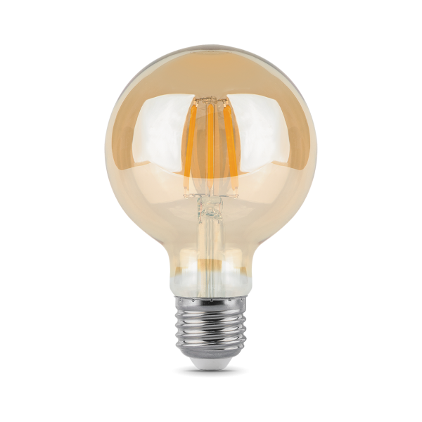 Купить Gauss Лампа Filament G95 6W 550lm 2400К Е27 golden LED 105802006