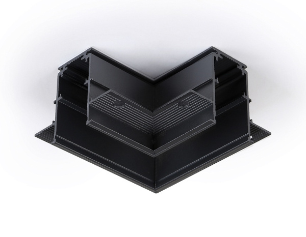 Ambrella Коннектор угловой для встраиваемого шинопровода Magnetic GL3354 BK черный 85*85*H46.8