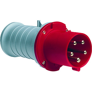 ABB P Вилка кабельная 263P4, 63А, 2P+E, IP44, 4ч 2CMA166740R1000