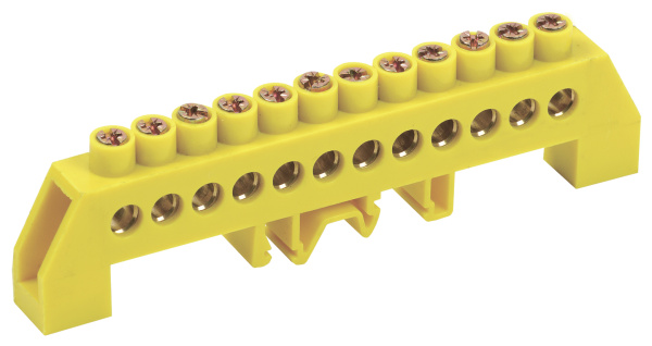 IEK Шина PE земля в комб DIN-изолСтойка ШНИ-8х12-12-КС-Ж