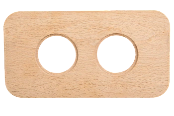 BIRONI Шедель Верди Бук Натурэль Рамка 2-ая (скрытый монтаж) BF5-620-10