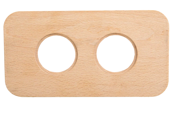 BIRONI Шедель Верди Бук Натурэль Рамка 2-ая (скрытый монтаж) BF5-620-10