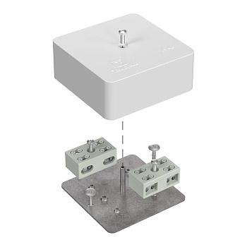 Промрукав Коробка огнестойкая разветвительная для кабель-канала 40-0450-FR6.0-4-4-Р Е15-Е60 75х75х30