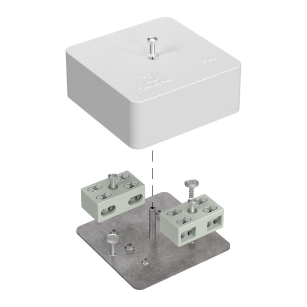 Промрукав Коробка огнестойкая разветвительная для кабель-канала 40-0450-FR6.0-4-4-Р Е15-Е60 75х75х30