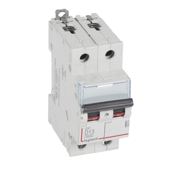 Legrand DX3 6000 Автоматический выключатель 10кА 2P 230/400В 13А 2 мод (D) 408030