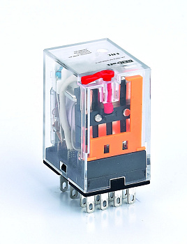 Dekraft Промежуточное реле 4 конт. с LED инд. и TEST функ. 3А 127В AC ПР-102