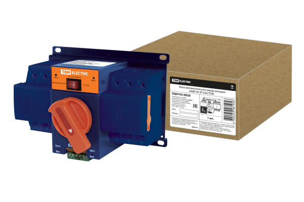 TDM Блок автоматического ввода резерва БАВР-М 3П 63А SQ0743-0026