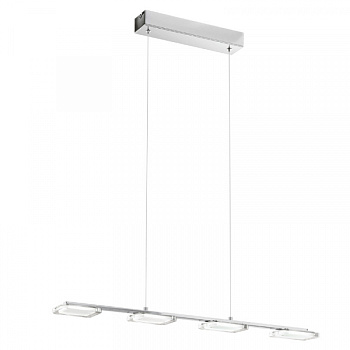 Eglo Подвес LED CARTAMA, 4х4,5W (LED), L780, хром/пластик, сатинированный 94244