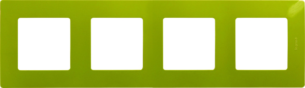 Legrand Etika Зеленый Папоротник Рамка 4-ая 672544