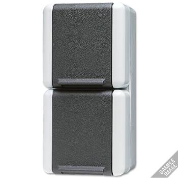 JUNG EcoProfi Розетка 2-ая с/з 8220W