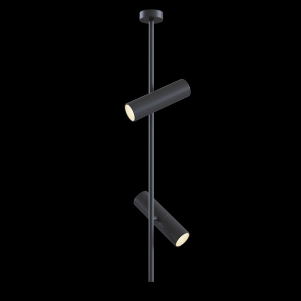 Купить Maytoni Technical Elti Черный Потолочный светильник GU10 50W C021CL-02B