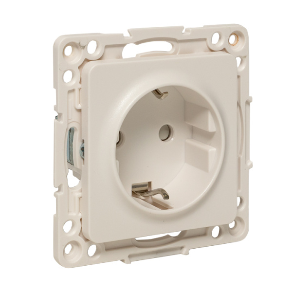 Купить EKF PROxima Стокгольм Белый Розетка с/з, со шторками, 16А, винт.клеммы