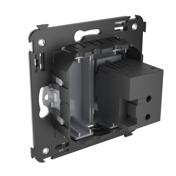 Купить DKC USB зарядное устройство в стену, "Avanti", "Закаленная сталь"