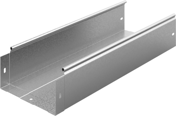 OSTEC Металлический лоток неперфорированный 200х100х3000, толщ. 1,0 мм, Сендзимир цинк