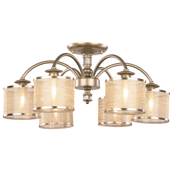 Купить Freya Classic Ksenia Матовое Золото Потолочный светильник E14 40W FR2539CL-06G