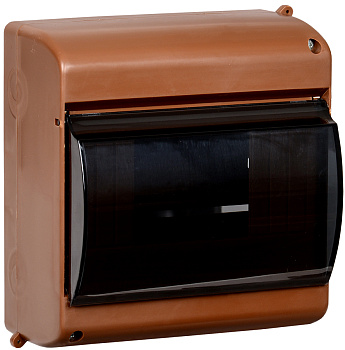 IEK KREPTA 3 Корпус пластиковый КМПн 2/6 IP30 дуб откр.монтаж