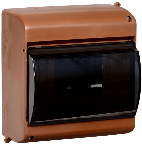 IEK KREPTA 3 Корпус пластиковый КМПн 2/6 IP30 дуб откр.монтаж